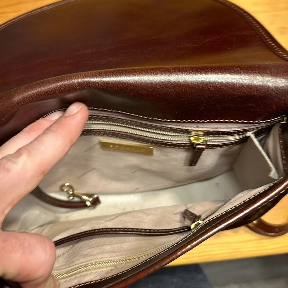 Brahmin 35th anniversary leather purse perfect condition - Picture 6 of 10